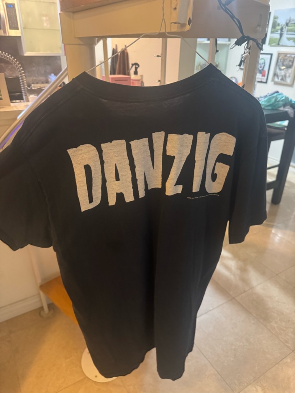 Vintage Danzig Skull Men's T-Shirt - Picture 2 of 2